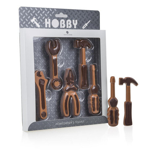 chocolate figure, chocolate tool set, gift for men, gift for boyfriend, gift for husband, 