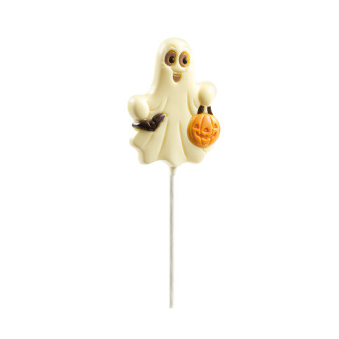 white chocolate ghost lollipop