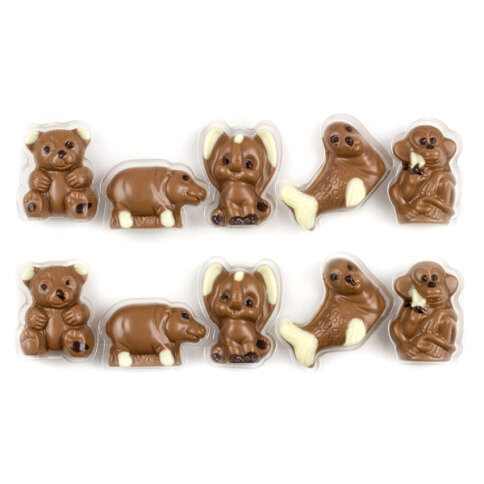 chocolate animal shapes