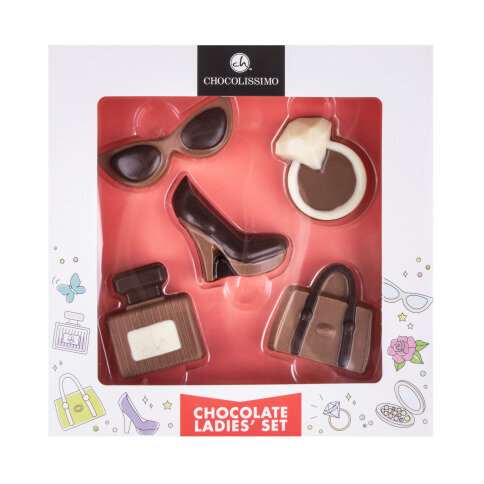 chocolate figures, vanity chocolate, chococlate for women, gift for a lady, present for a girlfriend, Valentines Day