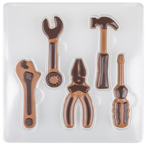 chocolate figure, chocolate tool set, gift for men, gift for boyfriend, gift for husband,