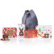 Christmas gifts in a felt bag - Christmas chocolat