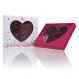 Chocolate Heart - Dark chocolate with raspberries