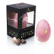 Luxury Easter egg - Ruby with gold - with Easter e