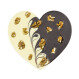 Chocolate heart with nuts