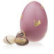 Luxury Easter egg - Ruby with gold - with Easter e