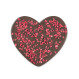 ChocolateHeart dark with rasberries