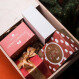 Merry Christmas set in a wooden box - Christmas ch
