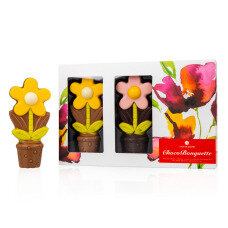 chocolate flowers, chocolate figurines, belgian chocolate